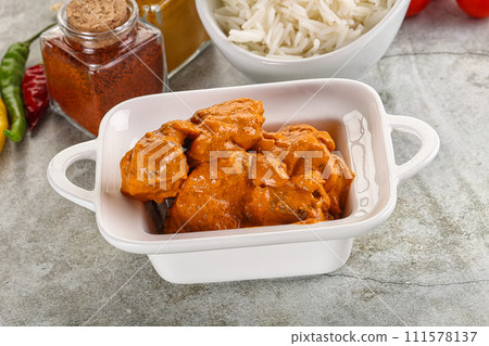 Indian cuisine - chicken butter masala Indian cuisine - chicken butter masala 111578137