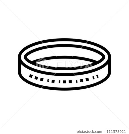 bracelet jewelry fashion line icon vector illustration bracelet jewelry fashion line icon vector illustration 111578921