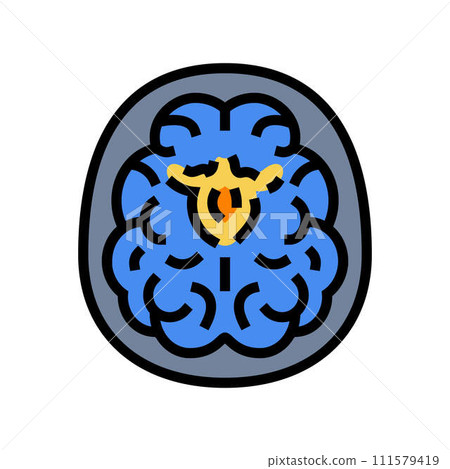 neuroimaging neuroscience neurology color icon vector illustration neuroimaging neuroscience neurology color icon vector illustration 111579419