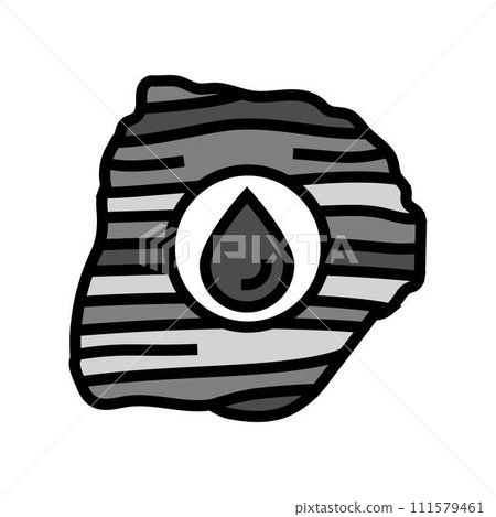 shale oil industry color icon vector illustration shale oil industry color icon vector illustration 111579461