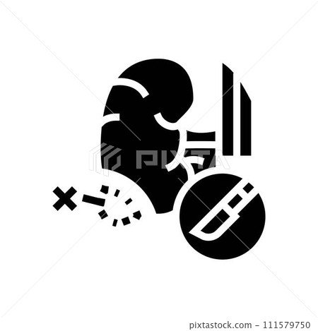 nephrectomy surgery hospital glyph icon vector illustration 111579750