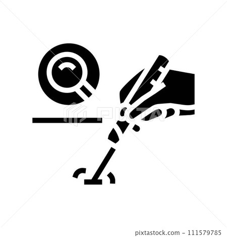 biopsy surgery doctor glyph icon vector illustration 111579785