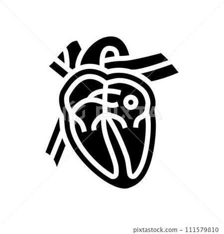 ablation surgery doctor glyph icon vector illustration 111579810