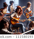 female band playing 111580193