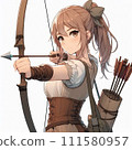 archer female warrior 111580957