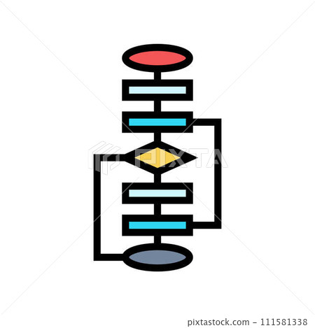 genetic algorithm color icon vector illustration genetic algorithm color icon vector illustration 111581338