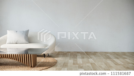 armchair minimalist design japan style. 111581687