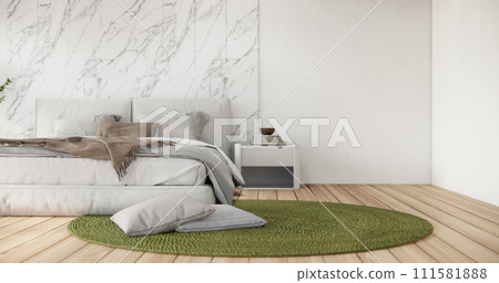 interior mock up with decoration in bedroom. 111581888