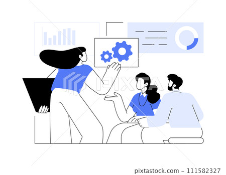 Business operations management isolated cartoon vector illustrations. 111582327