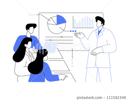 Seminar isolated cartoon vector illustrations. Seminar isolated cartoon vector illustrations. 111582348