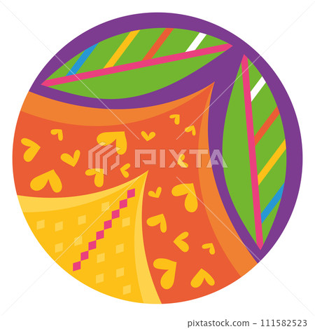 Isolated colored decorated sport ball Vector Isolated colored decorated sport ball Vector 111582523