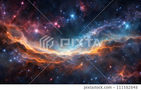 A sweeping view of the cosmos, stars streaking across the celestial void A sweeping view of the cosmos, stars streaking across the celestial void 111582848
