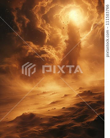AI-generated content. Unusual Structure Suspended in the Sky. Generative AI. AI-generated content. Unusual Structure Suspended in the Sky. Generative AI. 111583766