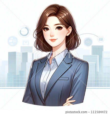  Image of business woman 111584472