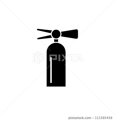 Fire Extinguisher Flat Vector Icon Fire Extinguisher Flat Vector Icon 111585458