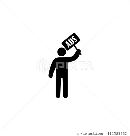 A Business Man in a suit with a name tag 111585562