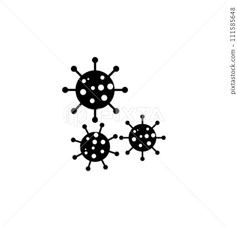 Ink Splashes Blots Flat Vector Icon Ink Splashes Blots Flat Vector Icon 111585648