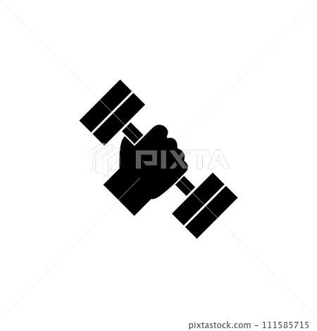 Hand holding weight Hand holding weight 111585715
