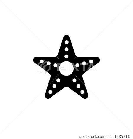 starfish icon isolated 111585718
