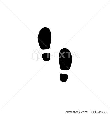 Shoes icon flat 111585725