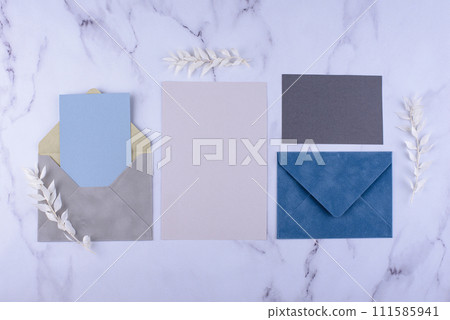 Wedding invitation card. Save the date concept 111585941