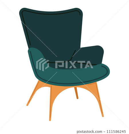 Isolated colored couch sketch icon Vector 111586245