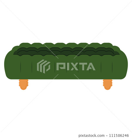 Isolated colored couch sketch icon Vector Isolated colored couch sketch icon Vector 111586246