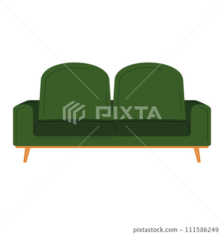 Isolated colored couch sketch icon Vector Isolated colored couch sketch icon Vector 111586249