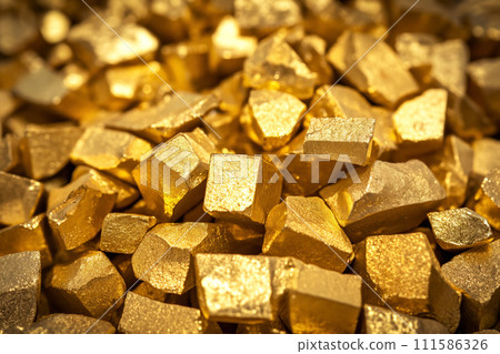 Golden Nuggets Close-Up 111586326