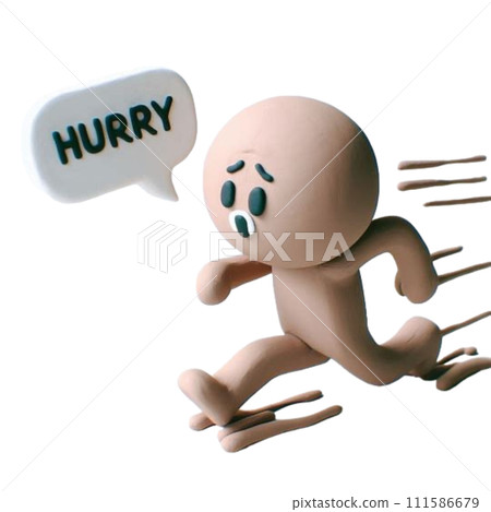 clay doll in a hurry clay doll in a hurry 111586679