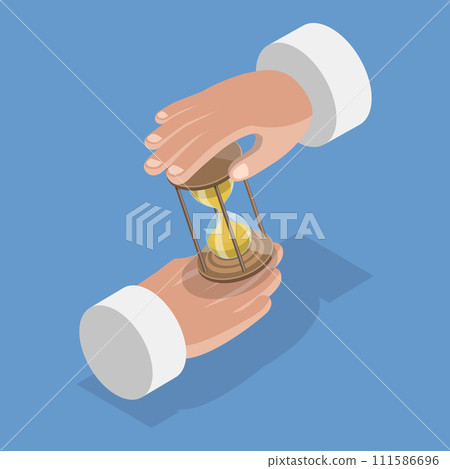 3D Isometric Flat Vector Illustration of Time Management 3D Isometric Flat Vector Illustration of Time Management 111586696