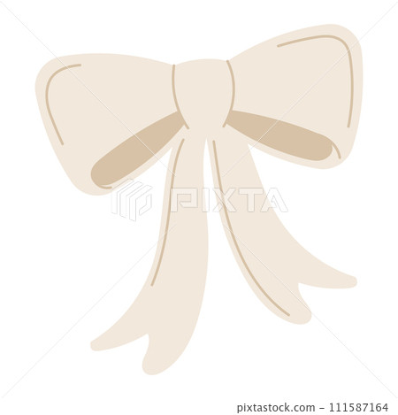Cute hair ribbon icon Vector 111587164