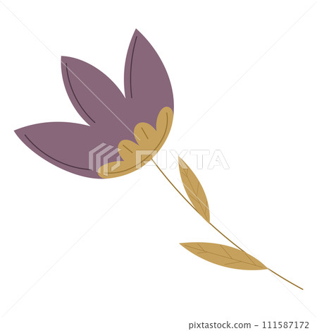 Isolated blossom flower icon Vector Isolated blossom flower icon Vector 111587172