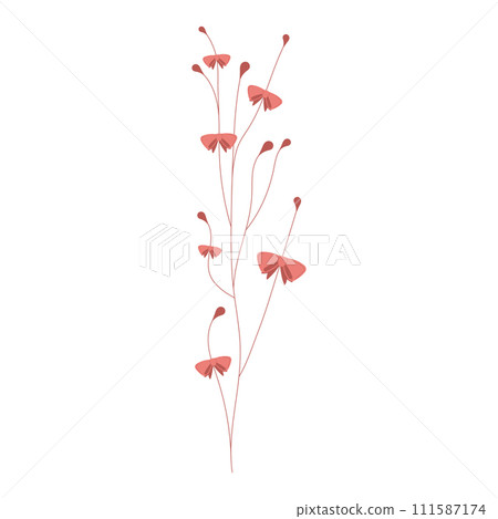 Isolated blossom flower icon Vector Isolated blossom flower icon Vector 111587174