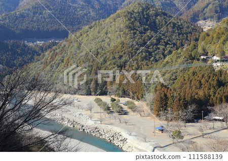 谷瀨吊橋【日本最長的日用鐵道吊橋】奈良縣十津川村 谷瀨吊橋【日本最長的日用鐵道吊橋】奈良縣十津川村 111588139