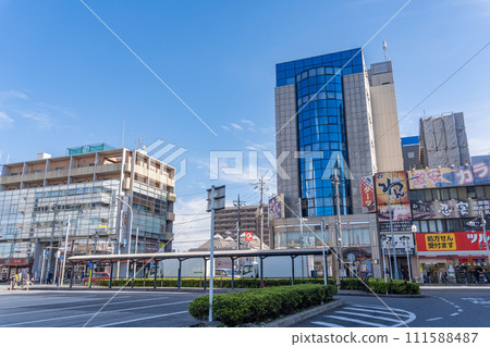 Scenery in front of the station Soga Station 111588487