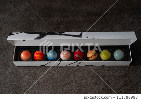 太空巧克力星球巧克力盒裝太陽系 111588988