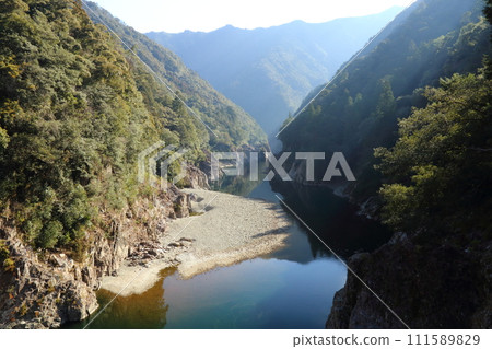 Doro Gorge “View from Yamabiko Bridge” / Nara Prefecture, Mie Prefecture, Wakayama Prefecture [National Special Place of Scenic Beauty, Yoshino-Kumano National Park] 111589829