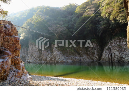 洞羅峽谷「山彥橋」/奈良縣、三重縣、和歌山縣【國家特別名勝吉野熊野國立公園】 洞羅峽谷「山彥橋」/奈良縣、三重縣、和歌山縣【國家特別名勝吉野熊野國立公園】 111589985