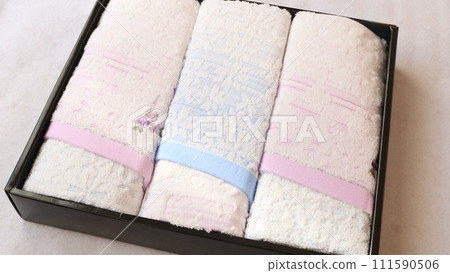 彩色盒裝今治豪華禮品毛巾洗臉盆 111590506