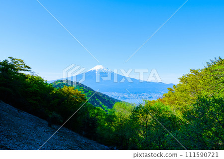 從禦坂嶺眺望富士山(5月) 從禦坂嶺眺望富士山(5月) 111590721