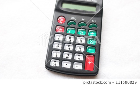 黑色計算機計算家庭貸款銀行 111590829