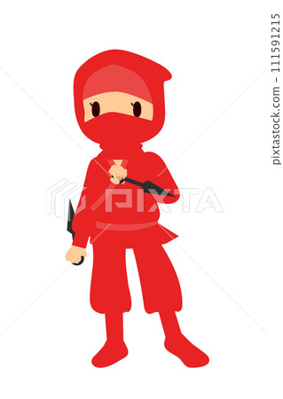 A woman dressed as a ninja A woman dressed as a ninja 111591215
