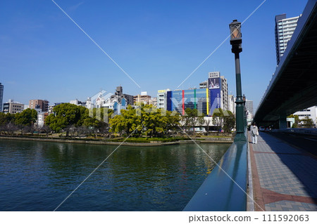 大阪 天滿橋 中之島 大川 111592063