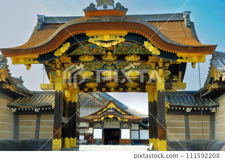 World Heritage Kyoto Nijo Castle Karamon Gate 111592208