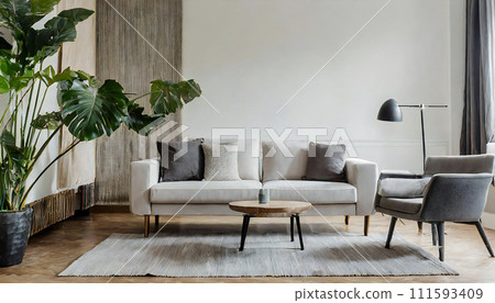 Interior sofa 111593409