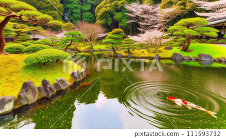 櫻花素材 櫻花的各種姿態 美景 風景 櫻花樹 櫻花公園 滿開的櫻花 111593732
