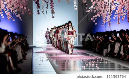 Cherry blossom material Various postures of cherry blossoms Beautiful scenery Scenery Sakura tree Sakura park Cherry blossoms in full bloom 111593764
