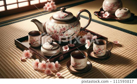 Cherry blossom material Various postures of cherry blossoms Beautiful scenery Scenery Sakura tree Sakura park Cherry blossoms in full bloom 111593817