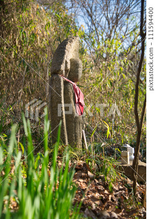 成川嶺地藏菩薩像（元三條、千光寺參拜道）[大阪府八尾市、奈良縣大及郡山市] 111594400